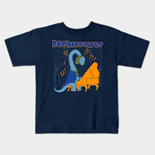 Sebastian Bach Cute Kawaii Musician Brachiosaurus Bach Music Cartoon Kids T-Shirt